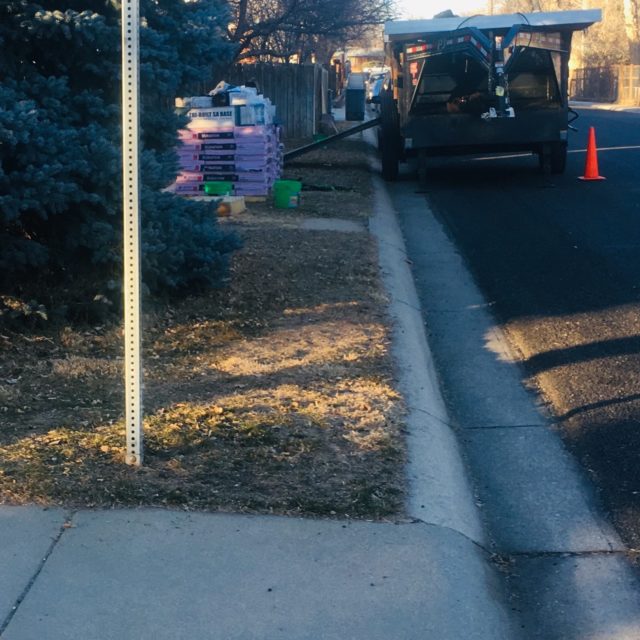 The sidewalk may end but the roofing job may not...always go around, not through.