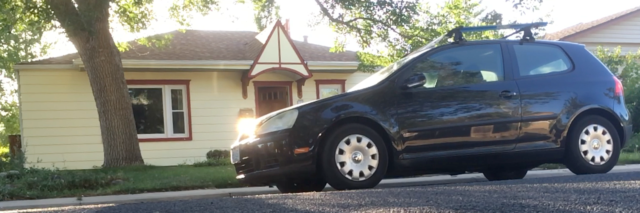 house, car in front