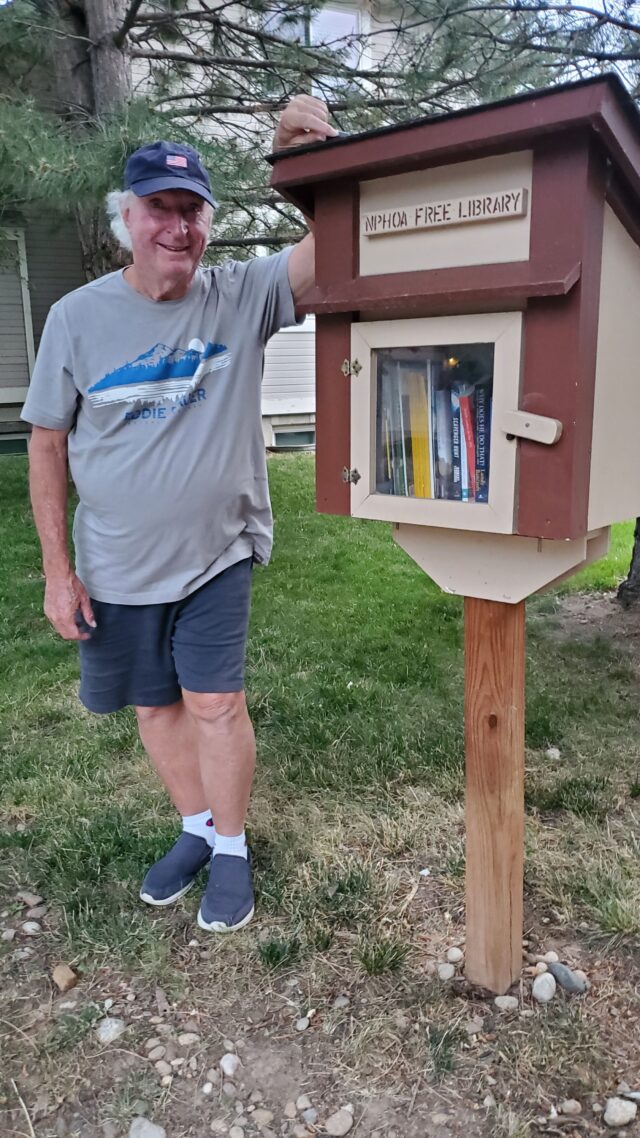 Dennis and his book box.