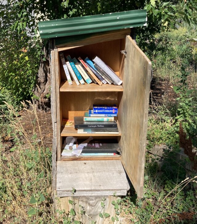 Inside of Gapter Rd. Book Box